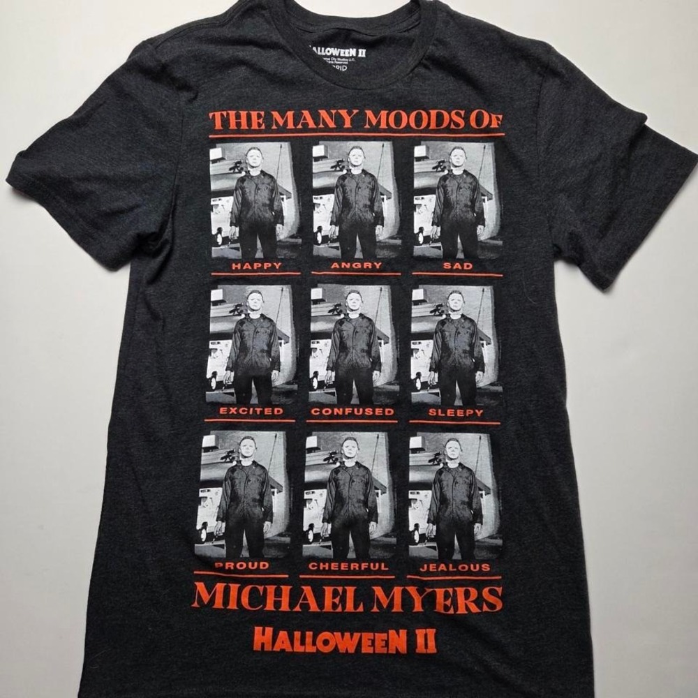 Michael Myers Halloween Moods Horror Funny t-shirt Size Small Top